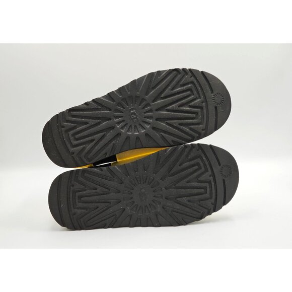 UGG Women's Natural/Black Rubber Classic Galaxy Bling Mini Boot Size 6 2940 - Picture 4 of 16